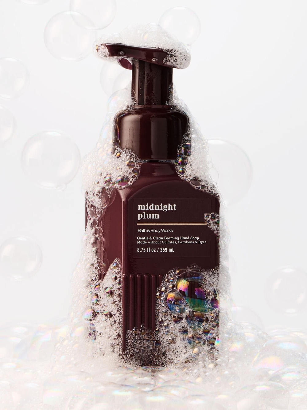 Bath & Body Works Midnight Plum Foaming Hand Soap - Deep Plum - Picture 3 of 7
